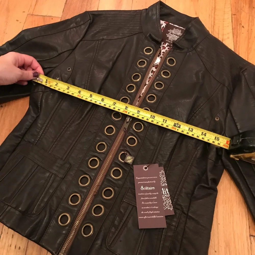 Solitaire Vegan Leather Jacket